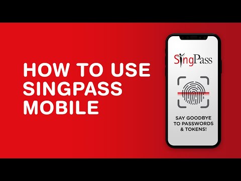 Using the SingPass Mobile app to log in within seconds!