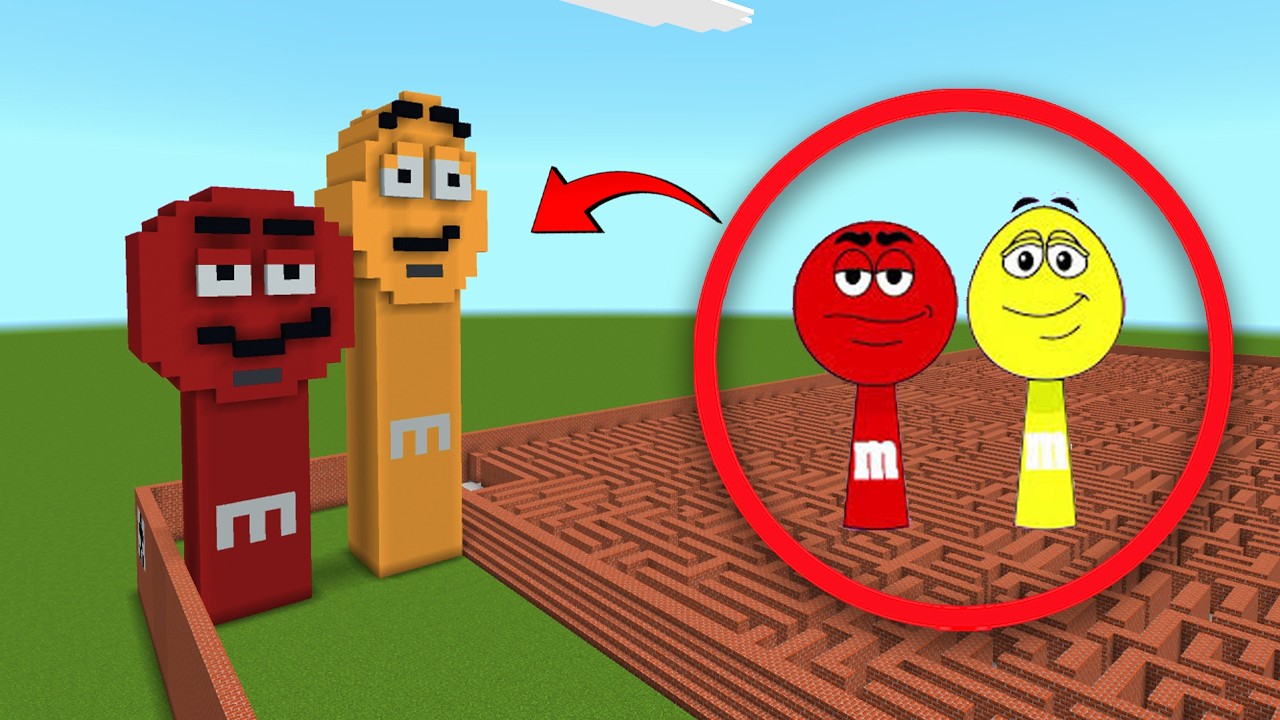I Found New MOD M&M's Sprunki OC in The MINECRAFT