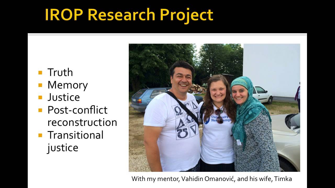 Hannah Waller: IROP Symposium 2014