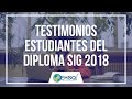 Testimonio de la Promoción XVII y XVIII Diploma SIG  -2018