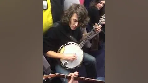 Dueling Banjos by Flats & Sharps (on a Bristol to London Train)