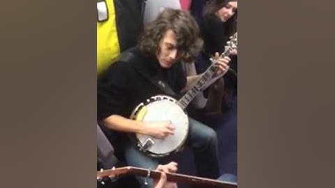 Dueling Banjos by Flats & Sharps (on a Bristol to London Train)