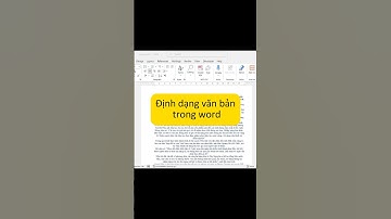 Định dạng đoạn văn bản trong word #word #tinhocvanphong #excel #xuhuong