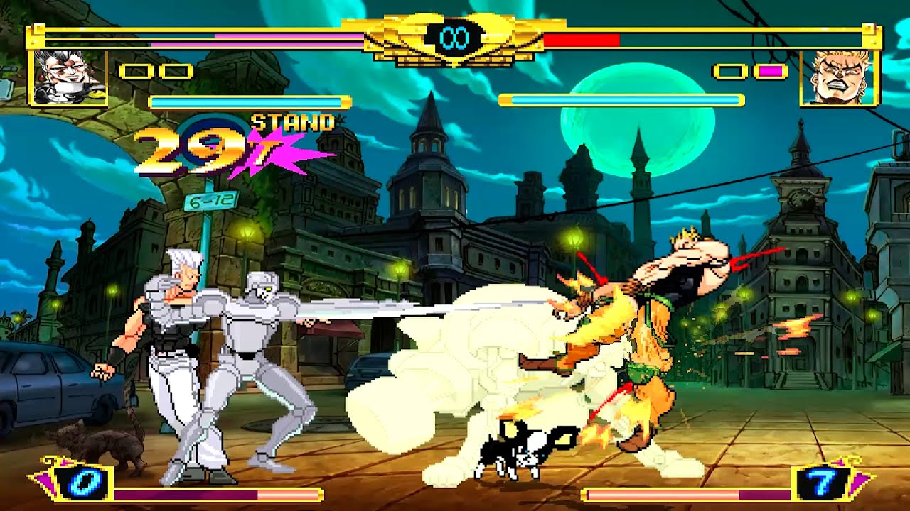 Polnareff and Iggy vs DIO |Heritage for the future/MUGEN 4K