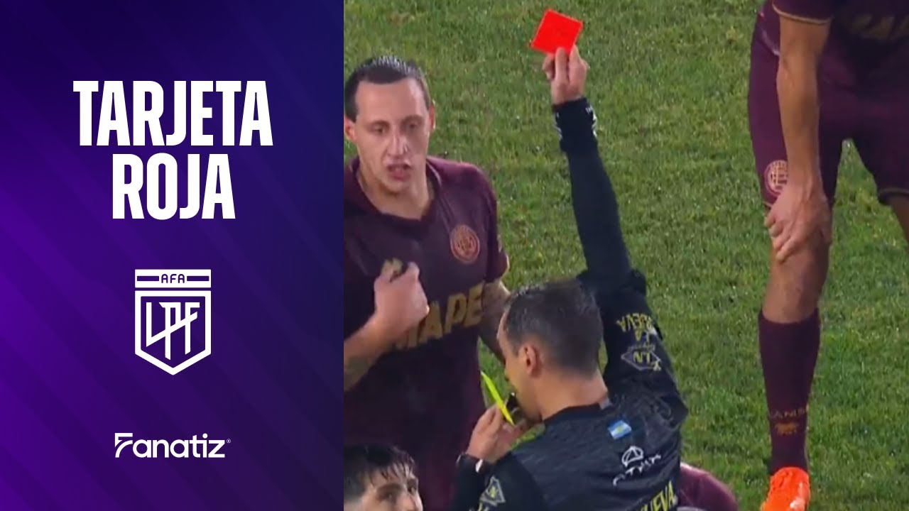Roja para Tomás Belmonte | Lanús 2-1 Talleres | LPF 