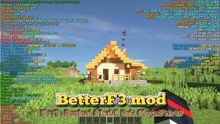 Minecraft 1.16.5 & 1.17.1 - BetterF3 Mod (How to install Forge & Fabric Mods)
