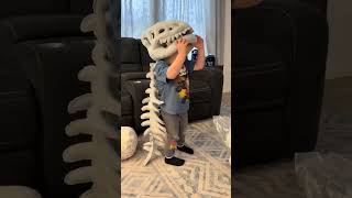 Realistic Dinosaur Skeleton Costume Set