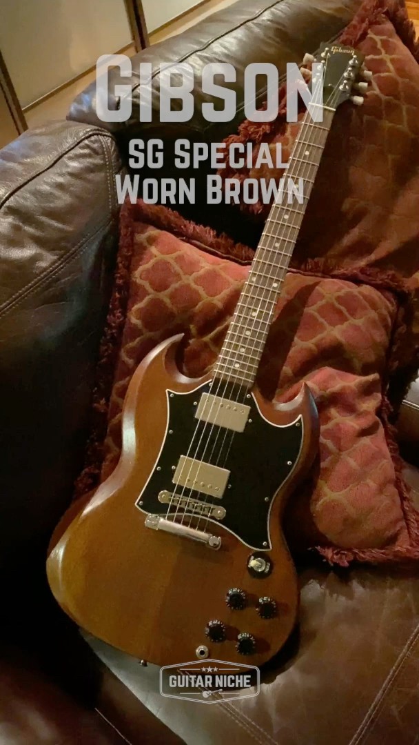 ✓ Gibson SG Special Worn Brown 2007 #solidguitar