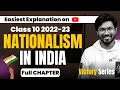 Nationalism in india easiest one shot lecture  class 10 history sst 202223  padhle