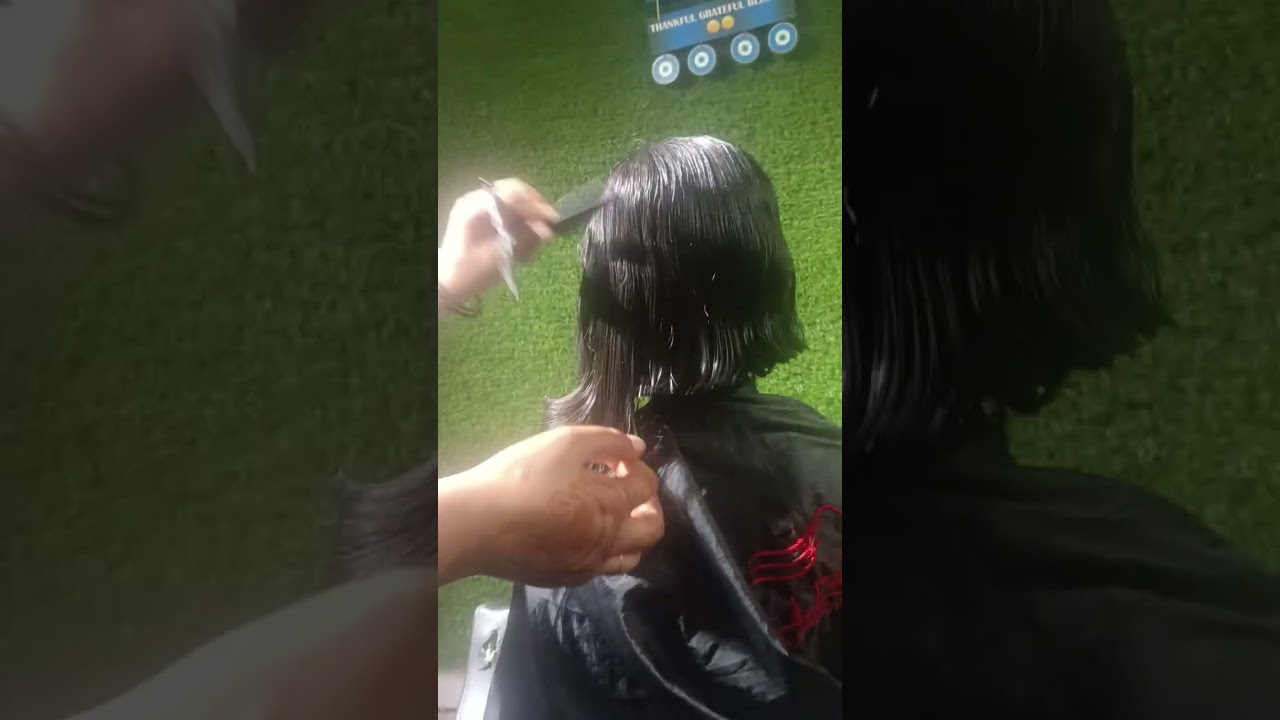 School going  Short haircut 