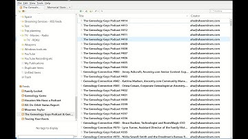 RSS feed process In Zotero or How to take notes on Podcast using the tool Zotero