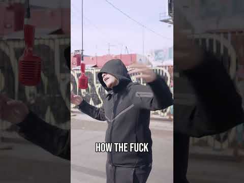 Rapper Drops Fiery Bars: Urban Vibes & Street Art! #shorts