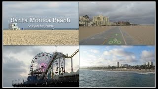 Little Walk on Santa Monica Beach & Pacific Park | Los Angeles