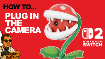 🔌 Piranha Plant Camera – How to Install on Switch 2 | 4K ASMR Guide