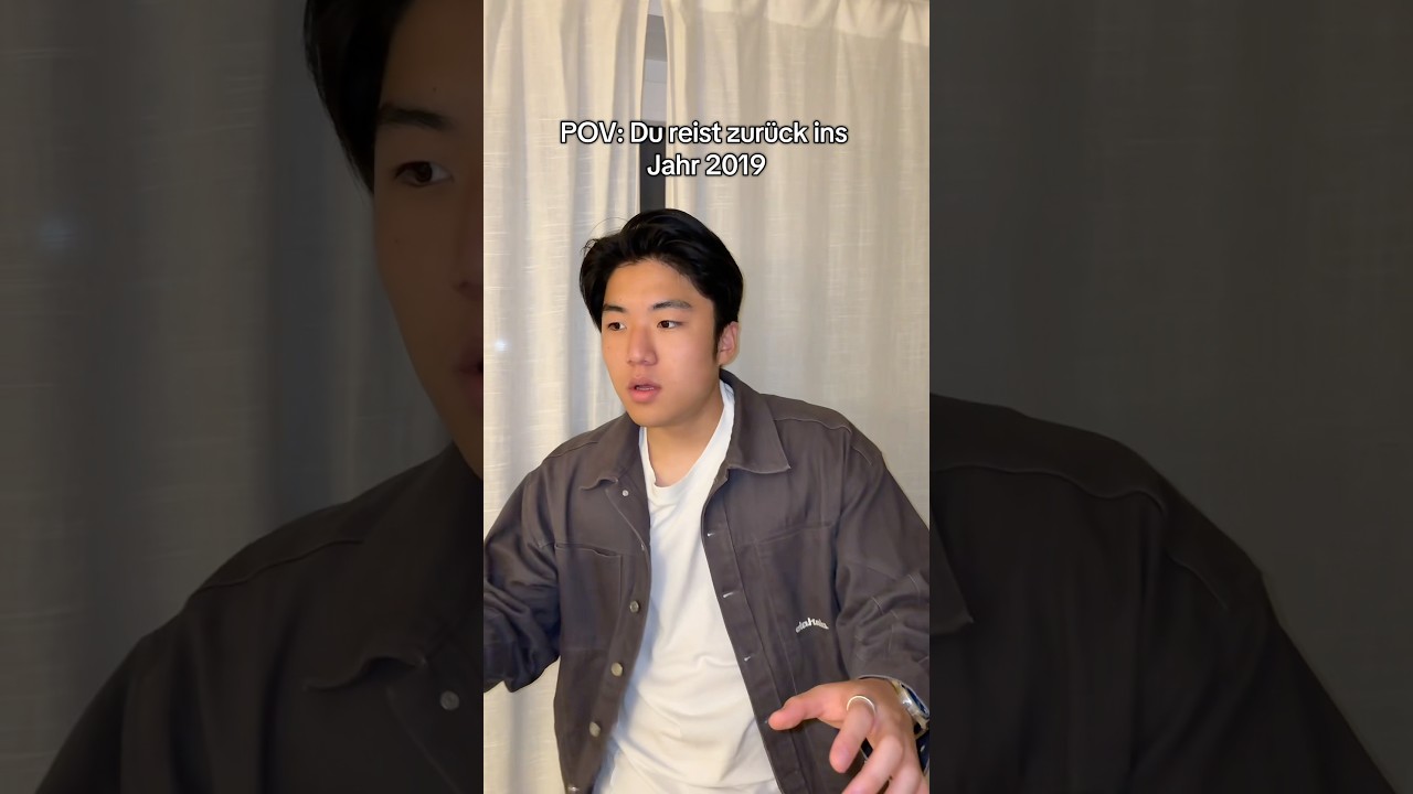 POV: Du reist zurück ins Jahr 2019 #realized #covid19 #2019 #comedysketch #viral