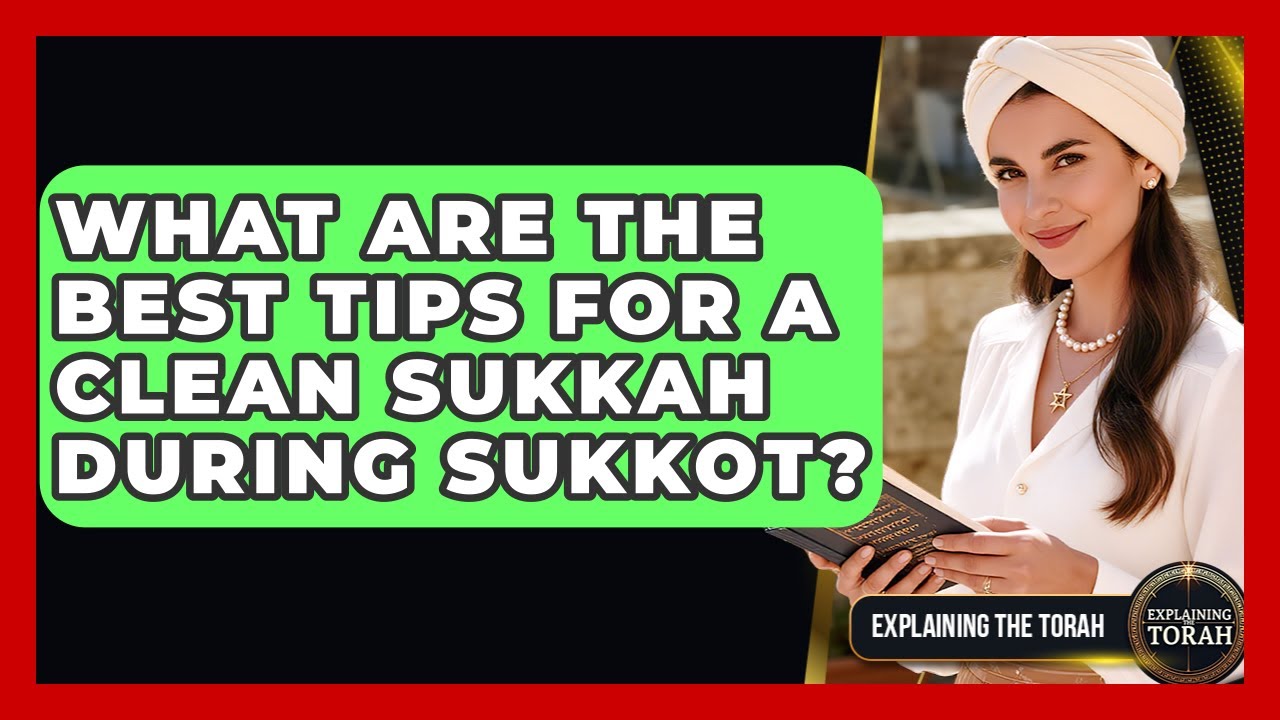 What Are The Best Tips For A Clean Sukkah During Sukkot? - Explaining The Torah