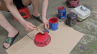 Blacksmith Girl Repairs Generator / Maintenance of Damaged Equipment & Successful Recovery