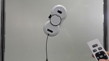 Liectroux the latest robot window cleaner  model HCR 10 with water spary