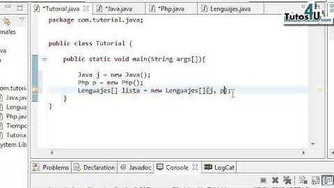 Programa con Polimorfismo. Tutorial 43. Curso de Programación Java en Español.
