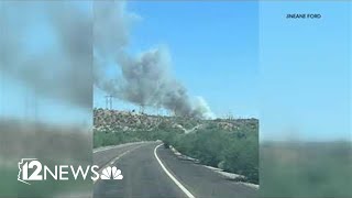 Evacuations lifted, forward progress stopped on Arcadia Fire burning south of Winkelman