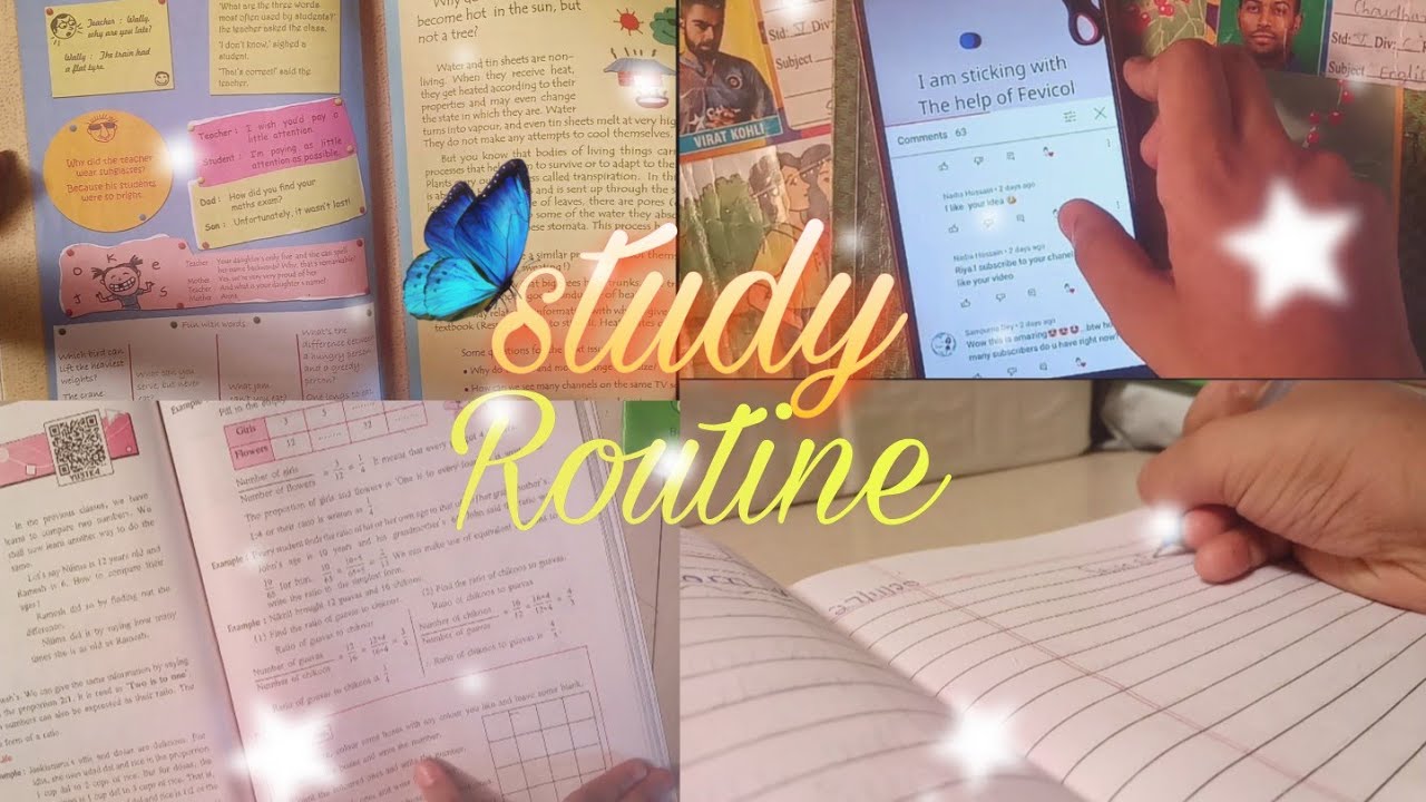 My study routine/vlog 2020||6th grader|| #indian|| - YouTube
