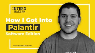 How I got Into Palantir - Software Edition + TIPS on landing a job as an international student