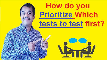 how do you prioritize which tests to test first? | interview Q & A  | testingshala