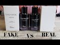 Fake vs Real Dior Sauvage Tester Perfume, Eau De Parfum 100ML