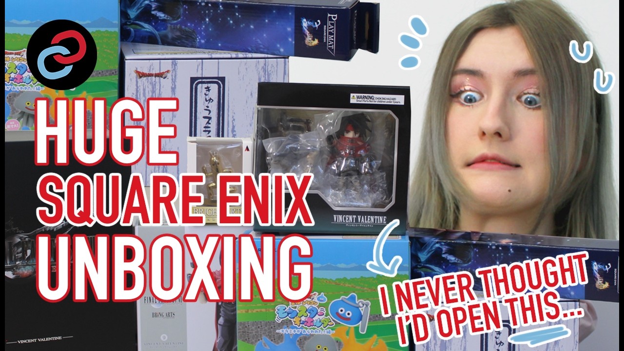 HUGE Square Enix / Final Fantasy Haul Unboxing!