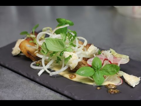 Pork Belly and Sweet Breads by Nick Cassettari