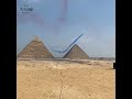 Egypt and South Korea strengthen their relationship with an aircraft show over the Pyramids of Giza