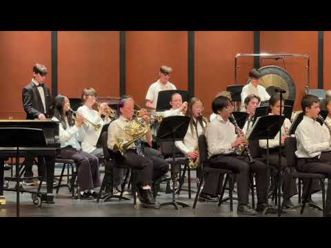 Barbara Chilton Middle School Concert Band at Golden Empire Music Festival March 2026.