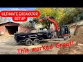 Hooked the Dump trailer to my Excavator! Widening the road-Abandoned Ranch PT4