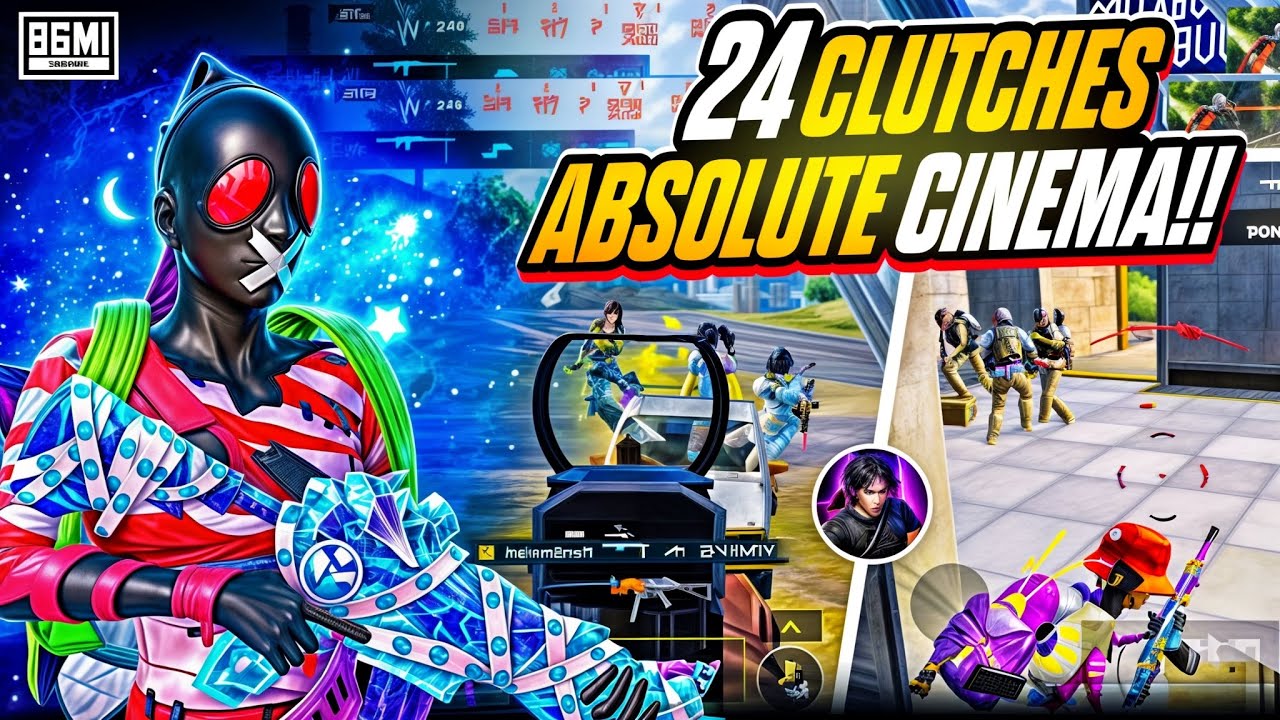 Back To Back 24 Clutches 🔥|| iPhone 13 60 (fps) || BGMI ~ PUBG MOBILE ...