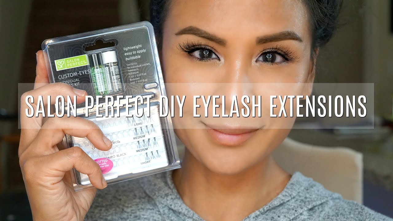 DIY Eyelash Extensions Kit with Tweezers, Adhesive and Remover - Ardell