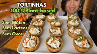 TORTINHA SALGADA 100% PLANT-BASED | Sem Glúten, Sem Leite e Sem Ovos