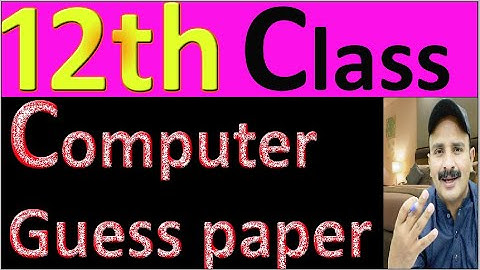 2nd year #computer guess paper 2021#HSSC students 2021 #100% Computer Guess paper 2021 #RMT_TV