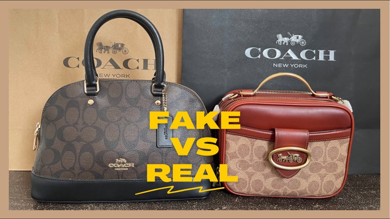 coach mini bennett satchel fake vs original