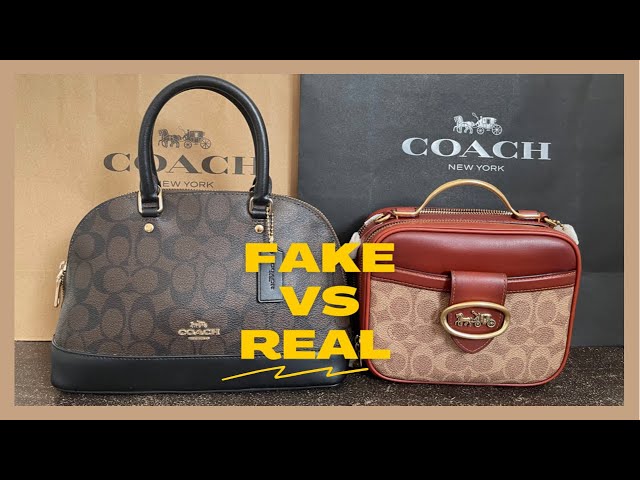 How to spot FAKE COACH BAG?! 12 Ways to Tell if your Coach Bag is REAL OR  FAKE! 