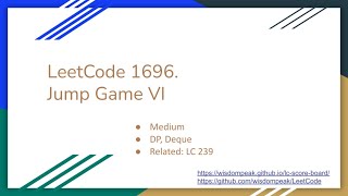 【每日一题】1696. Jump Game VI, 12/20/2020