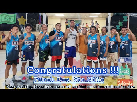 Purok kwatro vs. Purok Dos/ Do or Die game / Barangay Sto.Niño Gymnasium