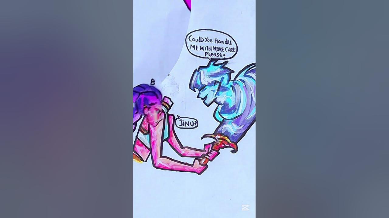 K-pop Demon hunters Jinu x Rumi#fypシ゚viral#art#squidgame #kpopdemonhunters#viral#youtubeshorts