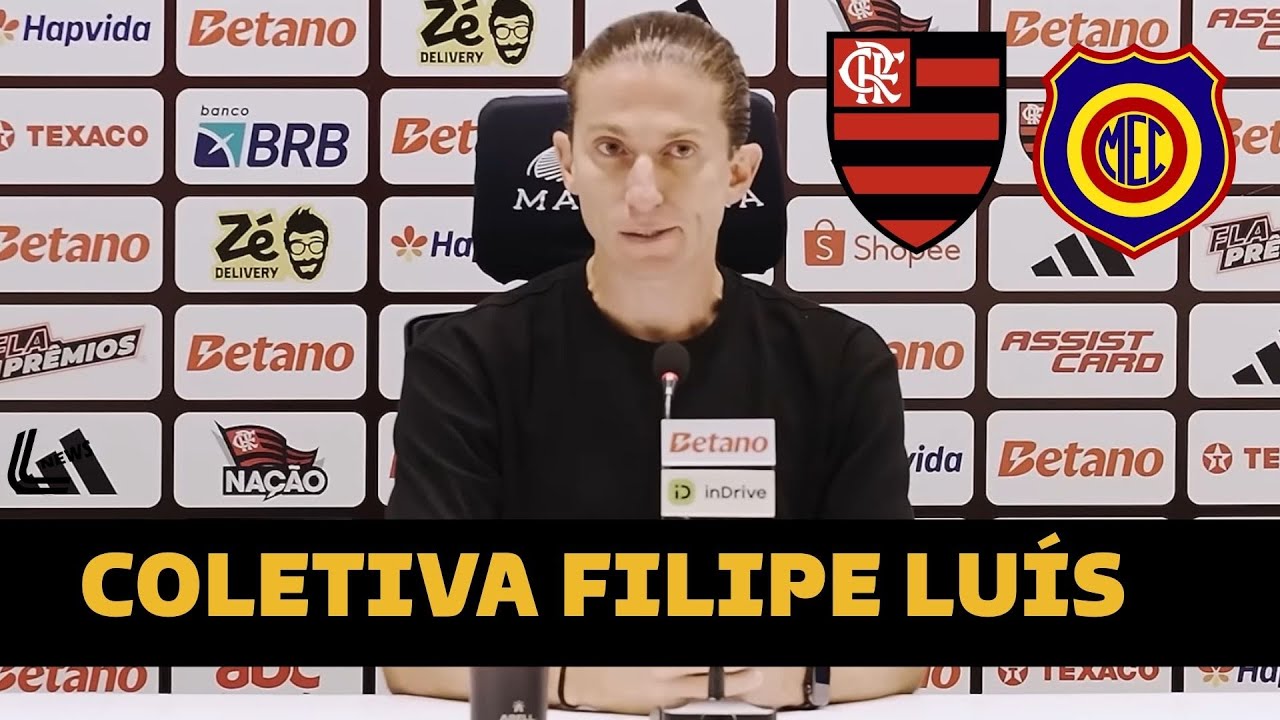 COLETIVA FILIPE LUÍS AO VIVO - FLAMENGO 8 X 0 MADUREIRA - SEMIFINAL DO CARIOCA