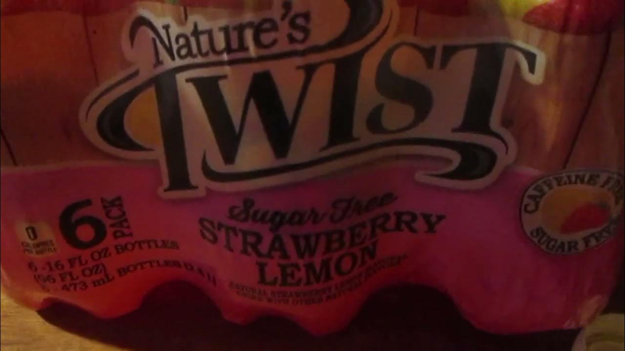 Nature's Twist Sugar Free Strawberry Lemon Drink YouTube