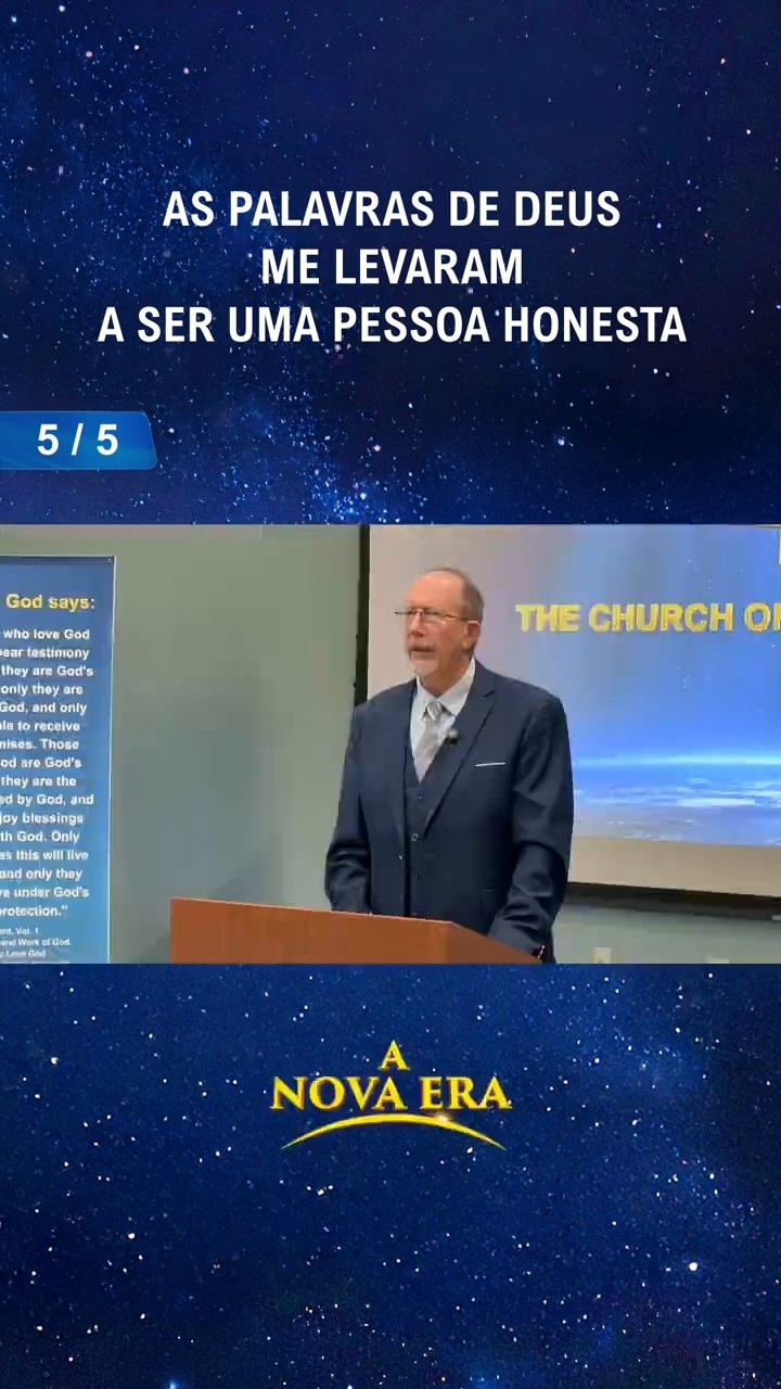As palavras de Deus me levaram a ser uma pessoa honesta (5/5)