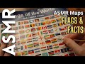 Flags capitals  lots of random facts to help you sleep asmr maps