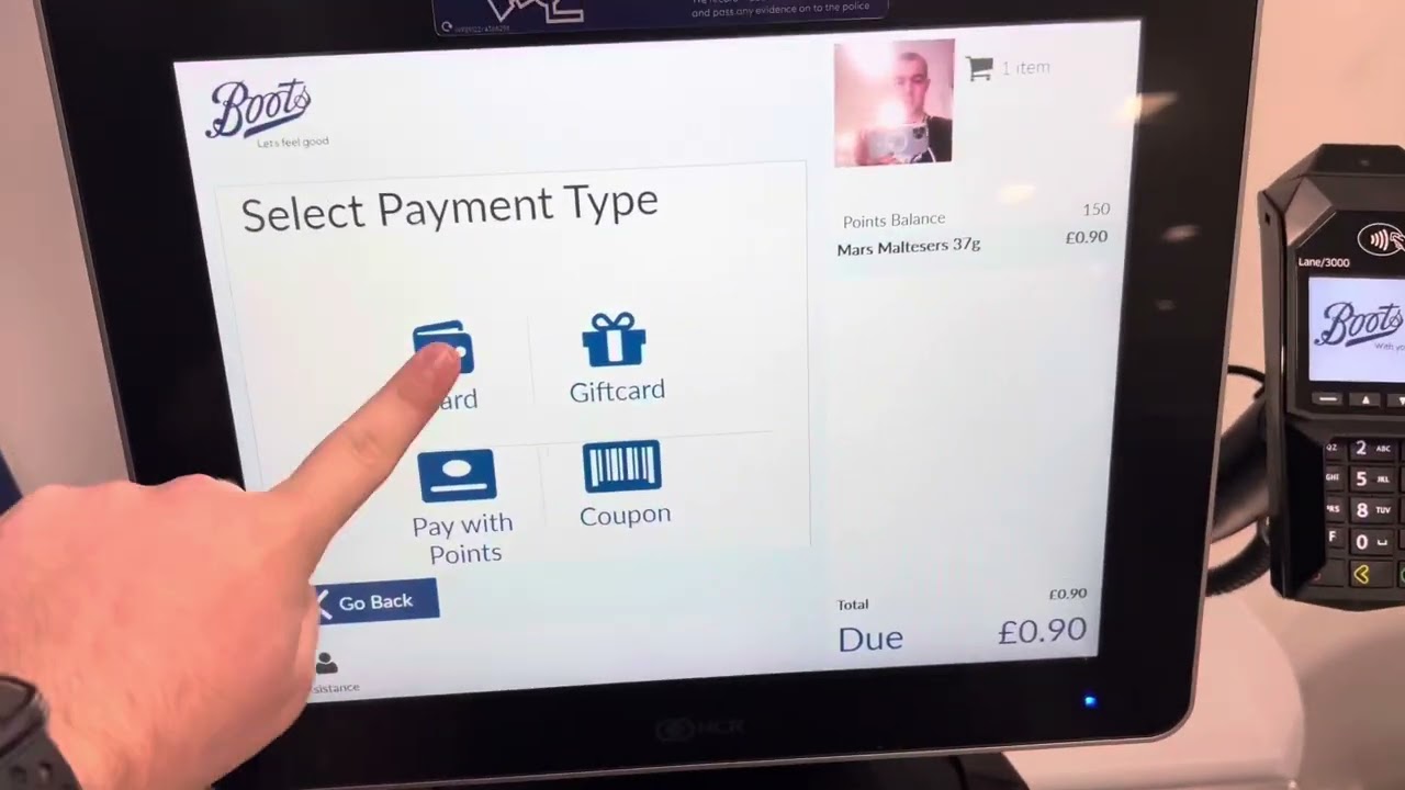 (Summer Special and Brand New) NCR Self Checkout at Boots Bognor Regis