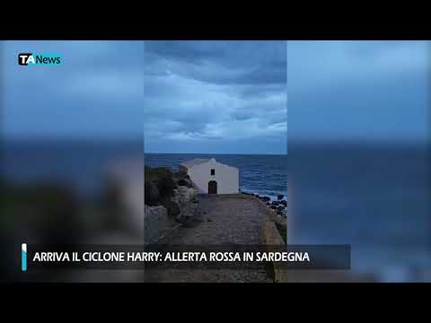 Video Arriva il ciclone Harry: allerta rossa in Sardegna