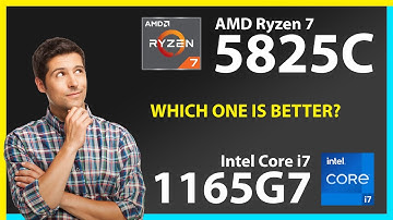 AMD Ryzen 7 5825C vs INTEL Core i7 1165G7 Technical Comparison