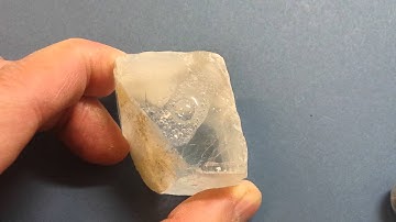 Chemical reaction of calcite to acid